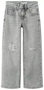 Name It NKFRose Wide Leg Jeans (13211699) light grey denim