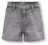Only KOGCOMET Wide Denim Shorts medium grey denim