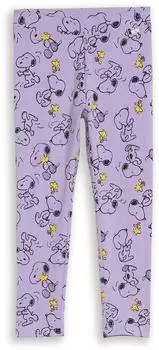 Tom Tailor Leggings sweet purple snoopy allover