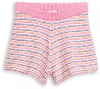 Tom Tailor Shorts gelb/helllila/rosa/weiß