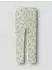 Name It NMFWANG Wool Needle Legging NOOS Regular Fit snow weiß aop:flowers + leafs/grün/rosé