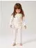 Name It NMFWANG Wool Needle Legging NOOS Regular Fit snow weiß aop:flowers + leafs/grün/rosé