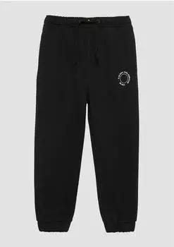 s.Oliver Sweat Jogginghose mit Print-Detail (2160634) schwarz