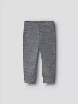 Name It NBNWAX Wool Rib Legging NOOS folkstone gray/stone