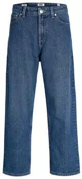 Jack & Jones JJIALEX JJCARPENTER WI 050 SN JNR Wide Leg Jeans (12301200) blue denim