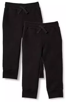 Amazon Essentials Fleece Jogger Sweatpants 2er-Pack (BAE60046FL18) schwarz