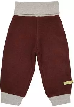 loud + proud Baby & Kinder Wollfleece Hose GOTS-zertifiziert (4221) wood