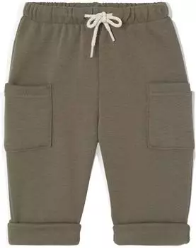 Vertbaudet Fleece-gefütterte Hose olivgrün
