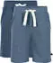 Minymo MIBoys / MIGirls 2er-Pack Sweatshorts Regular (MYM0006001000009) taubenblau/dunkelblau/weiß