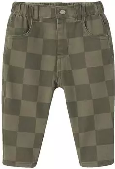 Vertbaudet Baby Hose aus Twill khaki