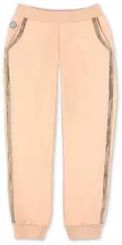 Philipp Plein Iconic Plein Jogger Pants / Skater Fit Jogging Pants Fairy / Flowers Embellished Jogger Pants (4064123295787) beige