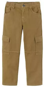 Vertbaudet Pantalon Battle Cargo Pants Slim olivgrün