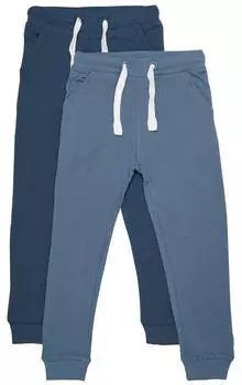Minymo Basic 37 Sweat Pants 2-Pack (3936) blau/dunkelblau