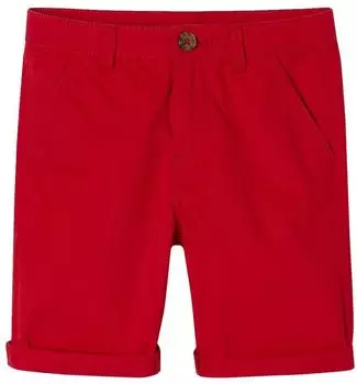 Vertbaudet Chino-Shorts mit verstellbarem Bund (3611654621182) rot