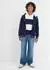 bonprix Loose-Fit Jeans mit verstellbarem Bund Straight (92979595) blau