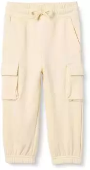 Amazon Essentials Cargo-Jogginghose für Kinder, Relaxed Fit (AEBY89323S25) beige