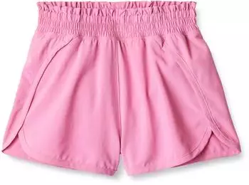Amazon Essentials Sportliche Stretch-Shorts mit hohem Bund (AEGL71069M26) rosa