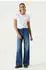 Garcia Ilvy Schlagjeans Loose Fit Used Look (143250068) dark used
