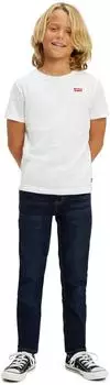 Levi's LVB 512 Slim Taper Jeans Stretch Used Look (8E6728) dunkelblau