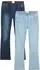 bonprix Slip-on Jeans Slim Fit 2-Pack (91240195) dunkelblau denim/hellblau denim