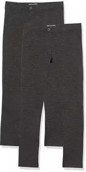 Amazon Essentials Uniform-Hose aus Pontestrick Slim Fit (AEK10025F21) kohlegrau