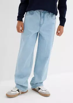 bonprix Loose-fit-Jeans mit leichter Waschung (47787422) eisblau denim