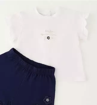 iDO by Miniconf Baby Girl Summer Set Shorts (19901429) navy