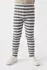 Name It NBMWANG WOOL NEEDLE LONGJOHN NOOS Lange Unterhose Slim Fit (97817742) snow weiß stripes:morel/folkstone gray