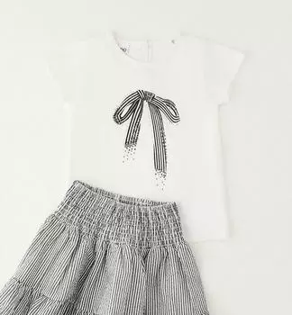 iDO by Miniconf Baby Girl Summer Set Shorts (82706529) optical wei&szlig;