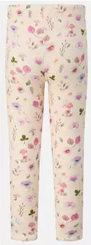 s.Oliver Thermofleece-Leggings mit All-over-Print beige|mehrfarbig 2183983.04A1.