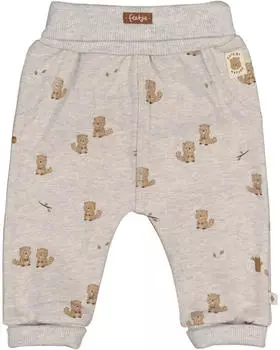 Feetje Jogginghose Biber hellgrau melange/braun (52202551-665)