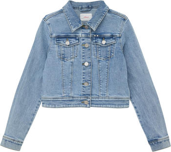 S.Oliver Jeansjacke mit Schmuck-Detail (2140078.53Z2) blau