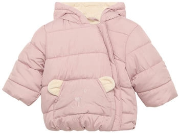 S.Oliver Wattierte Jacke mit Fleece-Futter und Bären-Motiv (2150015) pink