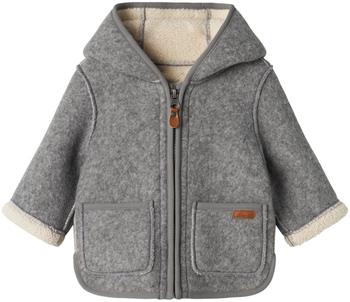 Name It Junge Mädchen Outdoorjacke Nbnmily Grey Melange (13231000)