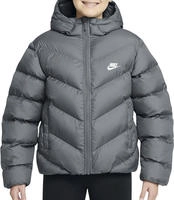 Nike HQ4976-084, Nike Sportswear ADP Pufferjacke Kinder - grau/wei&szlig; - 128-137