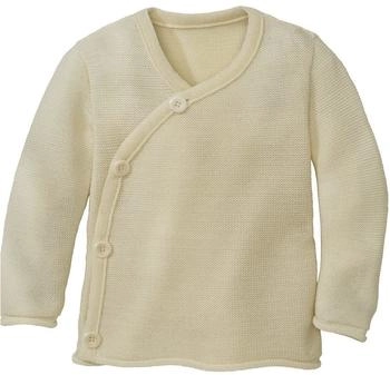 Disana Melange-Jacke aus Merinowolle natur (12175-62/68)