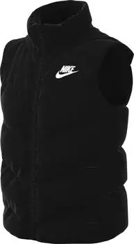 Nike All Day Play Therma-FIT-Puffer-Weste mit weiter Passform (ältere Kinder) - Schwarz HJ2537-010