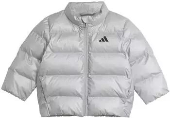 Adidas Kunstdaunen Glam Jacke Kinder Silver Metallic / Black Reflective (JM8870)