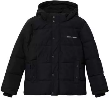 s.Oliver Steppjacke mit abnehmbarer Kapuze / schwarz 2168810.9999.