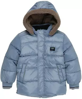 s.Oliver Steppjacke mit Fleece-Futter und abnehmbarer Kapuze blau 2174127.5470.