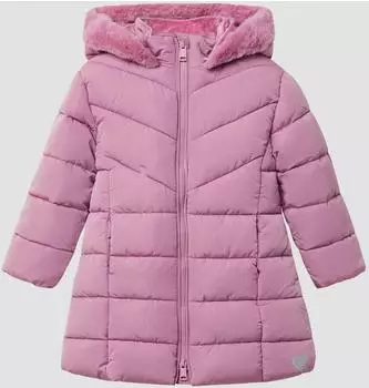 s.Oliver Wärmender Steppmantel mit Teddyplüsch-Futter Rosa 2171390.4189.
