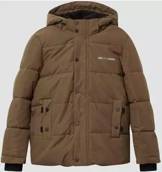 s.Oliver Steppjacke mit abnehmbarer Kapuze / braun 2168810.8917.