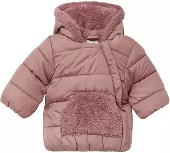 s.Oliver Unisex Steppjacke mit Teddyplüsch Rosa 2171620.4450.