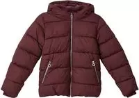s.Oliver Junior Steppjacke mit Kapuze mit Pl&uuml;sch- und Fleecefutter