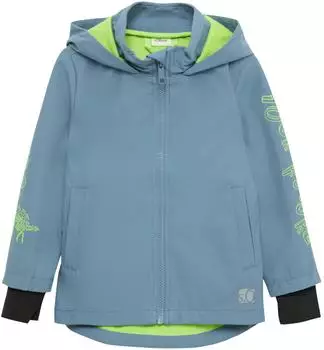 s.Oliver Funktionale Softshelljacke mit Jerseyfutter und dekorativem Reflektor-Detail blau 2161591.5273.