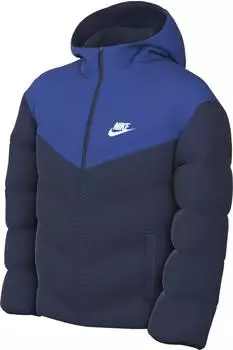 Nike All Day Play Therma-FIT-Puffer-Jacke mit weiter Passform (IB6164) midnight navy/game royal/white