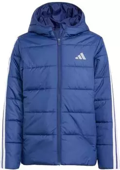 Adidas Essentials 3-Streifen gefütterte Kinderjacke Dark Blue / White (JL7403)