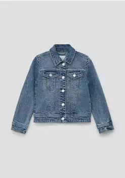 s.Oliver Jeansjacke mit Stickerei und Pailletten blau 2149285.56Z7.