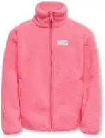 KIDS ONLY Fleecejacke "KOGEVA LIFE TEDDY JACKET CP OTW NOOS" ohne Kapuze