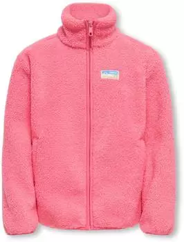 Only Kogeva Life Teddy Jacket (15352062) pink lemonade